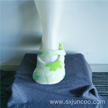 Plants Printed Tape Velcro Indoor Children's Slippers Socks